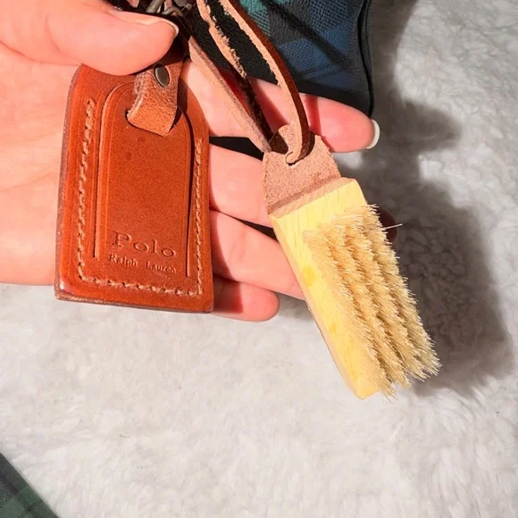 Ralph Lauren Tartan Plaid Boston bag set - Picture 9 of 16